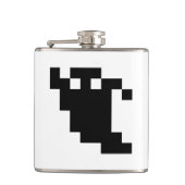 8 bit Pixel Ghost Shadow Heupfles (Voorkant)