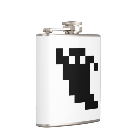 8 bit Pixel Ghost Shadow Heupfles (Rechts)