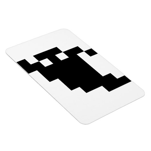 8 bit Pixel Ghost Shadow Magneet (Rechterzijde)