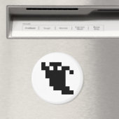 8 bit Pixel Ghost Shadow Magneet (Insitu (Vaatwasser))