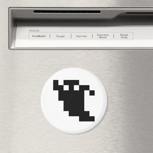 8 bit Pixel Ghost Shadow Magneet (Insitu (Vaatwasser))