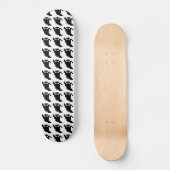 8 bit Pixel Ghost Shadow Skateboard (Voorkant)