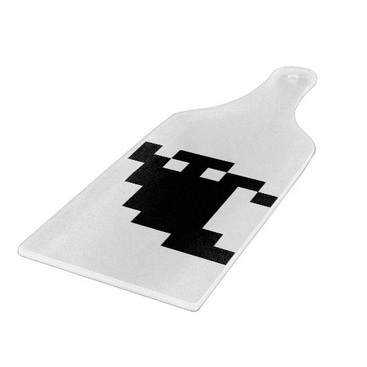 8 bit Pixel Ghost Shadow Snijplank (Hoek)