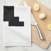 8 bit Pixel Ghost Shadow Theedoek (Quarter Fold)