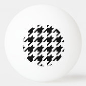 8 Bit Pixel Houndstooth Schachbrettpatroon Pingpongballen (Achterkant)