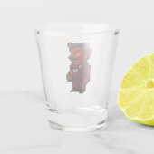 8-bit Retro Duivel Shot Glas (Achterkant)