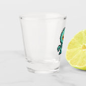 8-bit Retro Flytrap Shot Glas (Links)