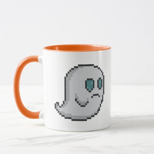 8-bit Retro Geest Mok (Links)