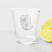 8-bit Retro Geest Shot Glas (Achterkant)