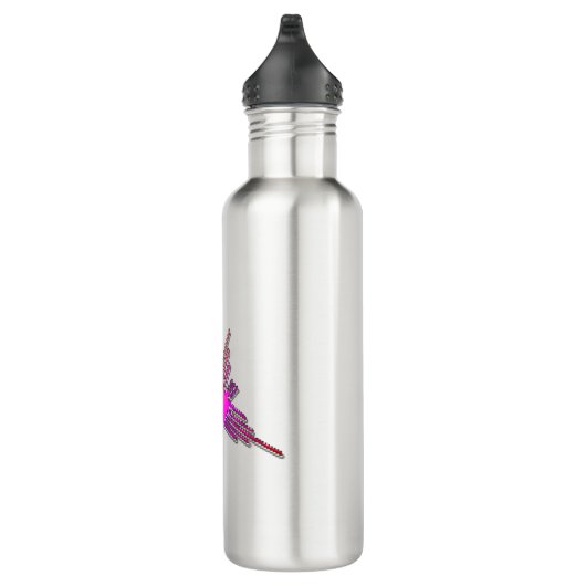 8 Bit Retro Video Game Nazca Lines Hummingbird Waterfles (Rechts)