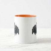 8-bit Retro Vleermuis Mok (Midden)