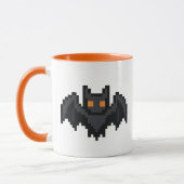 8-bit Retro Vleermuis Mok (Links)