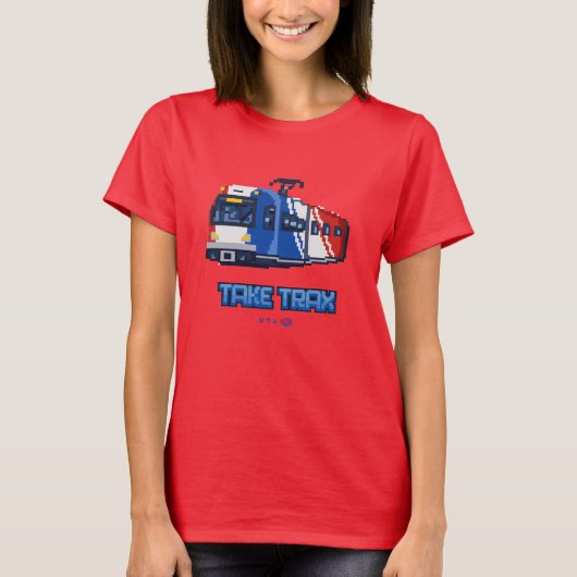 8-bit Take TRAX T-shirt (Voorkant)