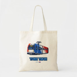 8-bit TRAX boodschappentas Tote Bag