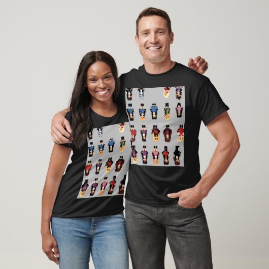 8 bit Vallen omlaag ver.1 t shirten T-shirt (Unisex)