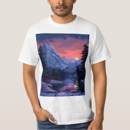 8-bit winternacht t-shirt