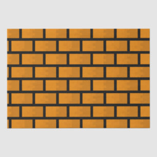 8-bits Brick-muur Tissuepapier