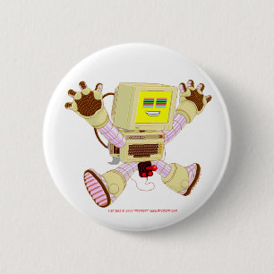 8-bits Buzz v1.0-Button Ronde Button 5,7 Cm