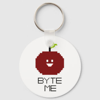 8-bits byte ik cute Apple Pixel Art Sleutelhanger