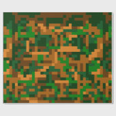 8-bits Camouflage Cadeaupapier (Vlak)
