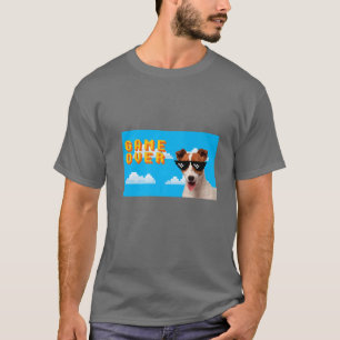 8-bits game over Jack Russell T-shirt