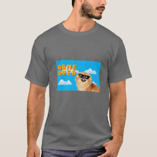 8-bits game over pekingese t-shirt