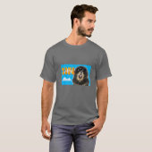 8-bits game over Tibetaanse Mastiff T-shirt (Voorkant volledig)