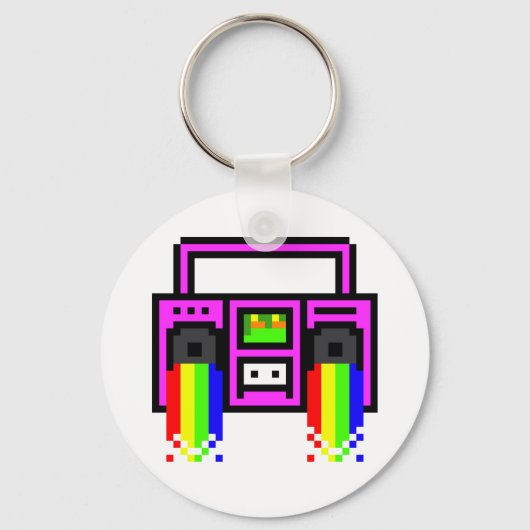 8-bits inzoomdoos sleutelhanger (Voorkant)