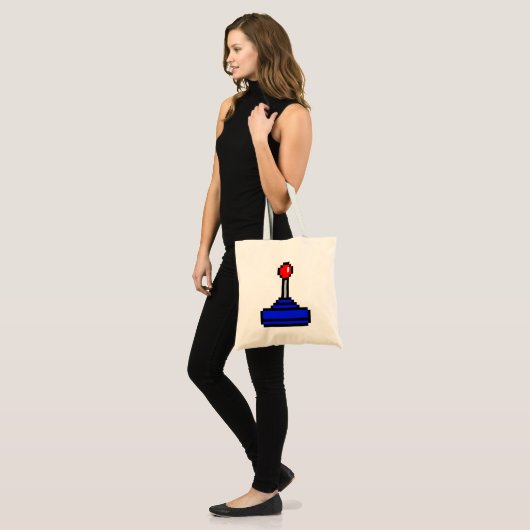 8-bits joystick tote bag (Voorkant (model))