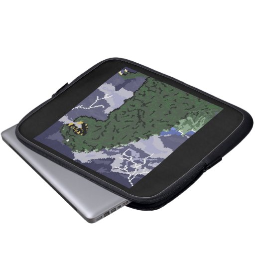 8-bits Kaiju Electronics Bag Laptop Sleeve (Voorkant onderkant)