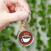 8-bits koffie-Sleutelhanger Sleutelhanger (Hand)