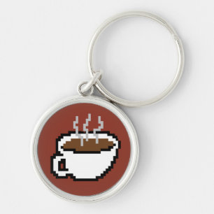 8-bits koffie-Sleutelhanger Sleutelhanger