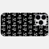 8-bits Koreaanse OTAKU 오타쿠 Hangul-taal Case-Mate iPhone Case (Achterkant (horizontaal))