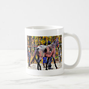 8-bits New Amish Horse Koffiemok