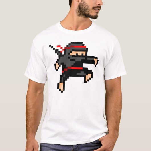 8-bits Ninja T-shirt (Voorkant)