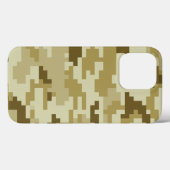 8-bits Pixel Digital Desert Camouflage / Camo Case-Mate iPhone Case (Achterkant (horizontaal))
