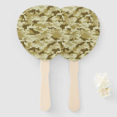 8-bits Pixel Digital Desert Camouflage / Camo Handwaaier (Voorkant en achterkant)