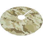 8-bits Pixel Digital Desert Camouflage / Camo Kerstboom Rok (Gekanteld)