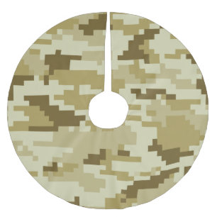 8-bits Pixel Digital Desert Camouflage / Camo Kerstboom Rok