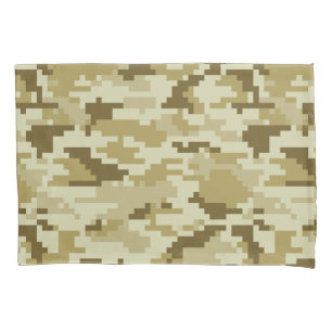 8-bits Pixel Digital Desert Camouflage / Camo Kussensloop