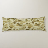 8-bits Pixel Digital Desert Camouflage / Camo Lichaamskussen (Achterkant)