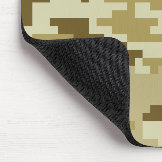 8-bits Pixel Digital Desert Camouflage / Camo Muismat (Hoek)