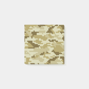8-bits Pixel Digital Desert Camouflage / Camo Post-it® Notes
