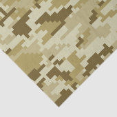 8-bits Pixel Digital Desert Camouflage / Camo Tissuepapier (Detail)