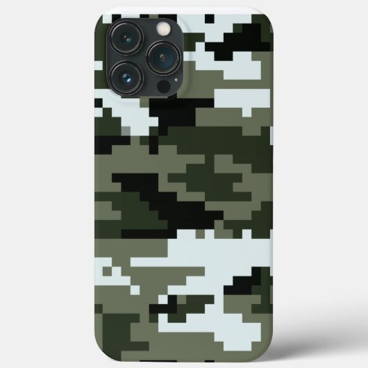 8-bits Pixel Digital Urban Camouflage / Camo Case-Mate iPhone Case (Achterkant)