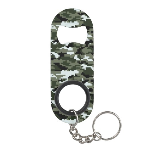 8-bits Pixel Digital Urban Camouflage / Camo Sleutelhanger Flessenopener (Achterkant)