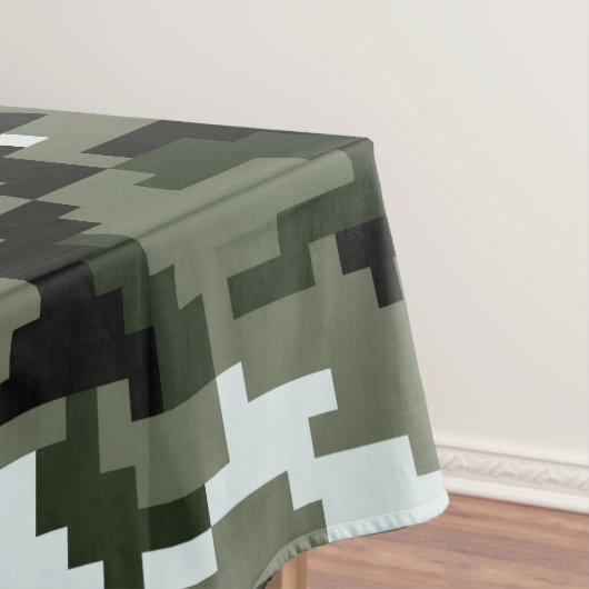8-bits Pixel Digital Urban Camouflage / Camo Tafelkleed (Voorbeeld)