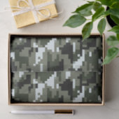 8-bits Pixel Digital Urban Camouflage / Camo Tissuepapier (Geschenk)