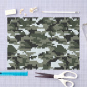 8-bits Pixel Digital Urban Camouflage / Camo Tissuepapier (Craft)