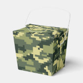 8-bits Pixel Digital Woodland Camouflage / Camo Bedankdoosjes (Voorkant Zijde)